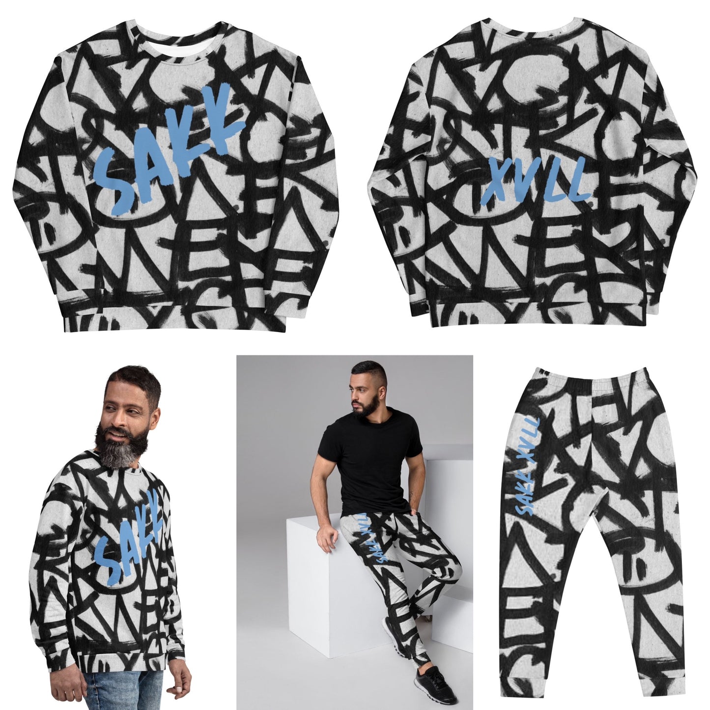 Graffiti Men's Joggers sakkstyles.com