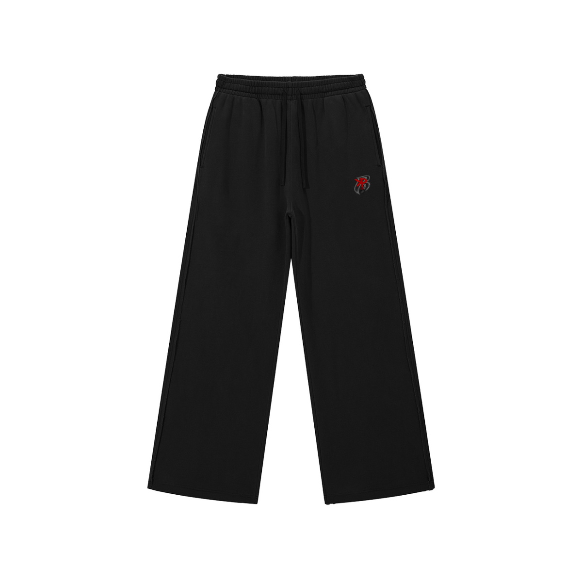 Snow Washed Raw Edge Sweatpants