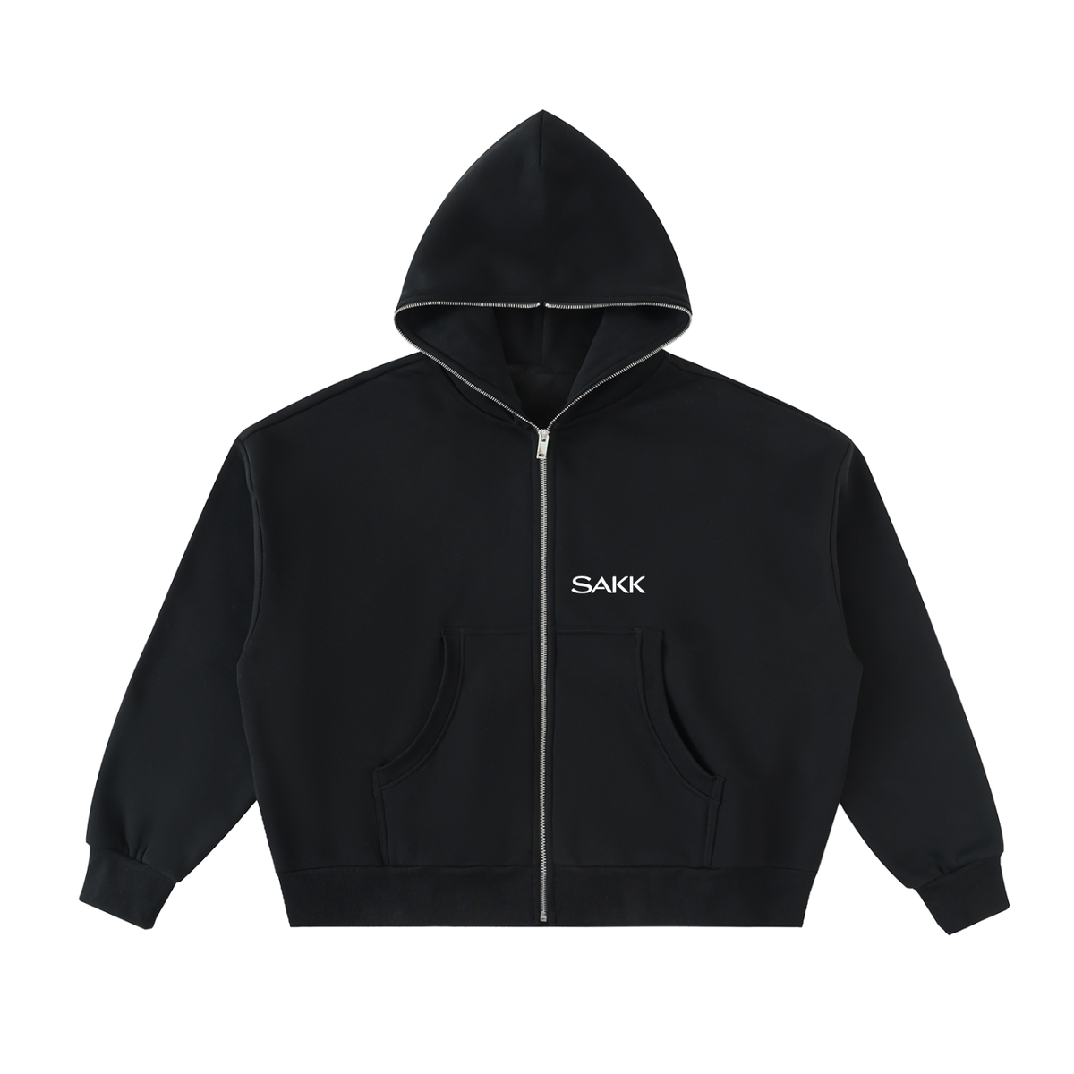 Cover Me Full-Zip Boxy Hoodie sakkstyles.com