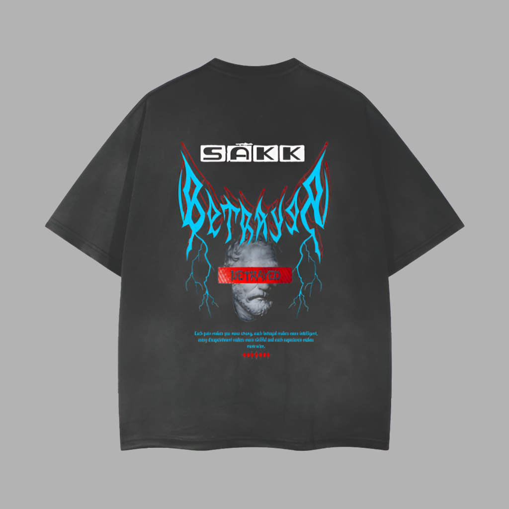 Betrayed Vintage Wash Frayed T-Shirt - sakkstyles.com