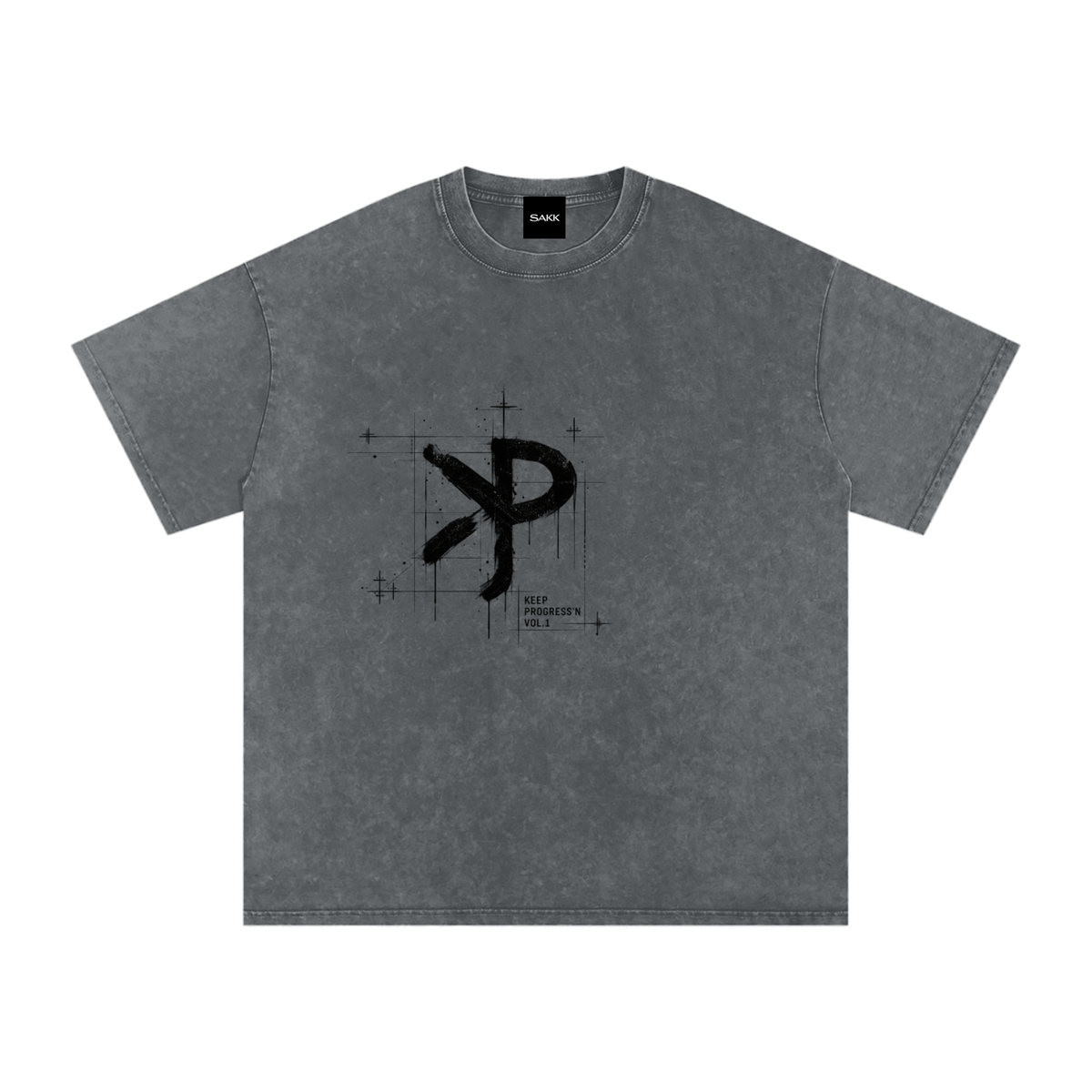 KP Snow Washed Oversized Cotton T-Shirt