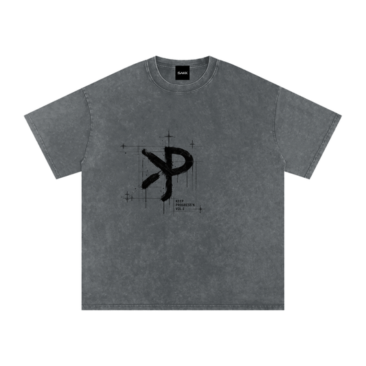 KP Snow Washed Oversized Cotton T-Shirt