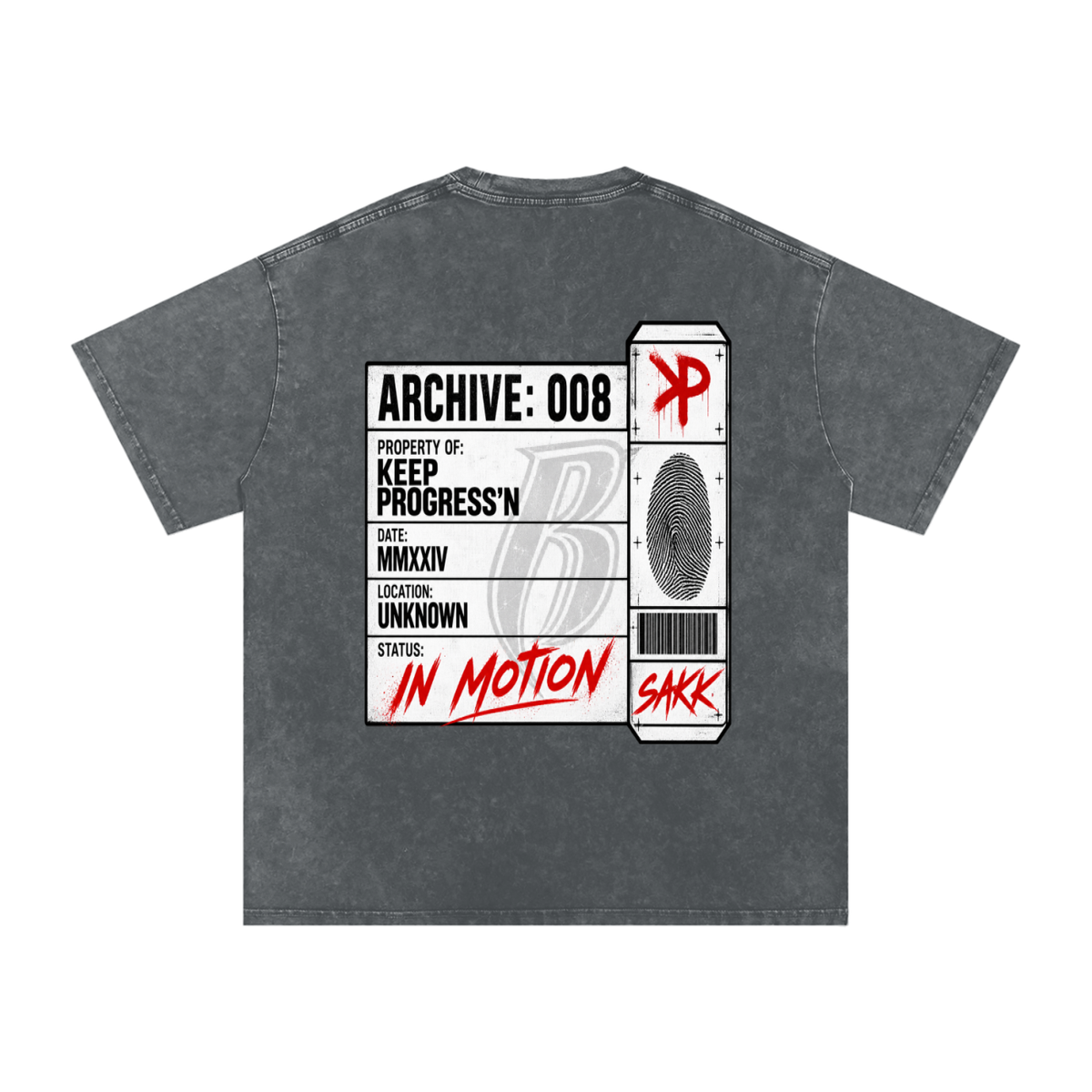The Archive Snow Washed Oversized Cotton T-Shirt