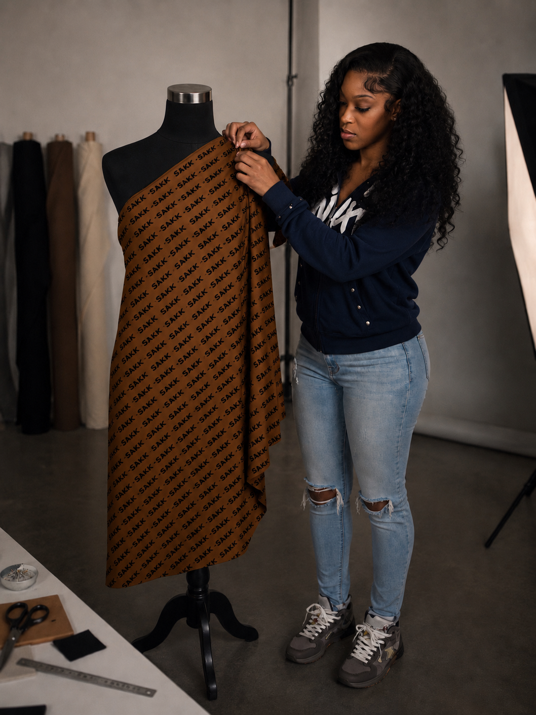 The Signature Knit Textile Fabric sakkstyles.com