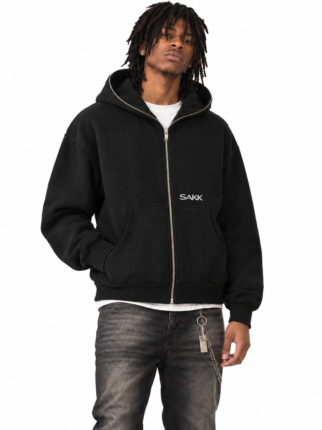 Cover Me Full-Zip Boxy Hoodie sakkstyles.com