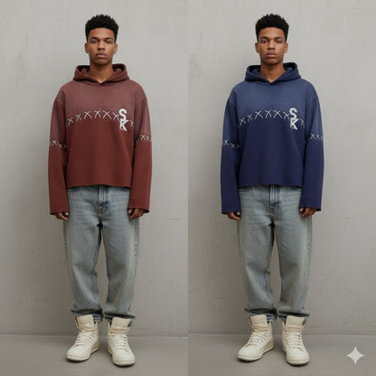 Boxy Fit Wash Hoodie sakkstyles.com