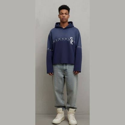 Boxy Fit Wash Hoodie sakkstyles.com