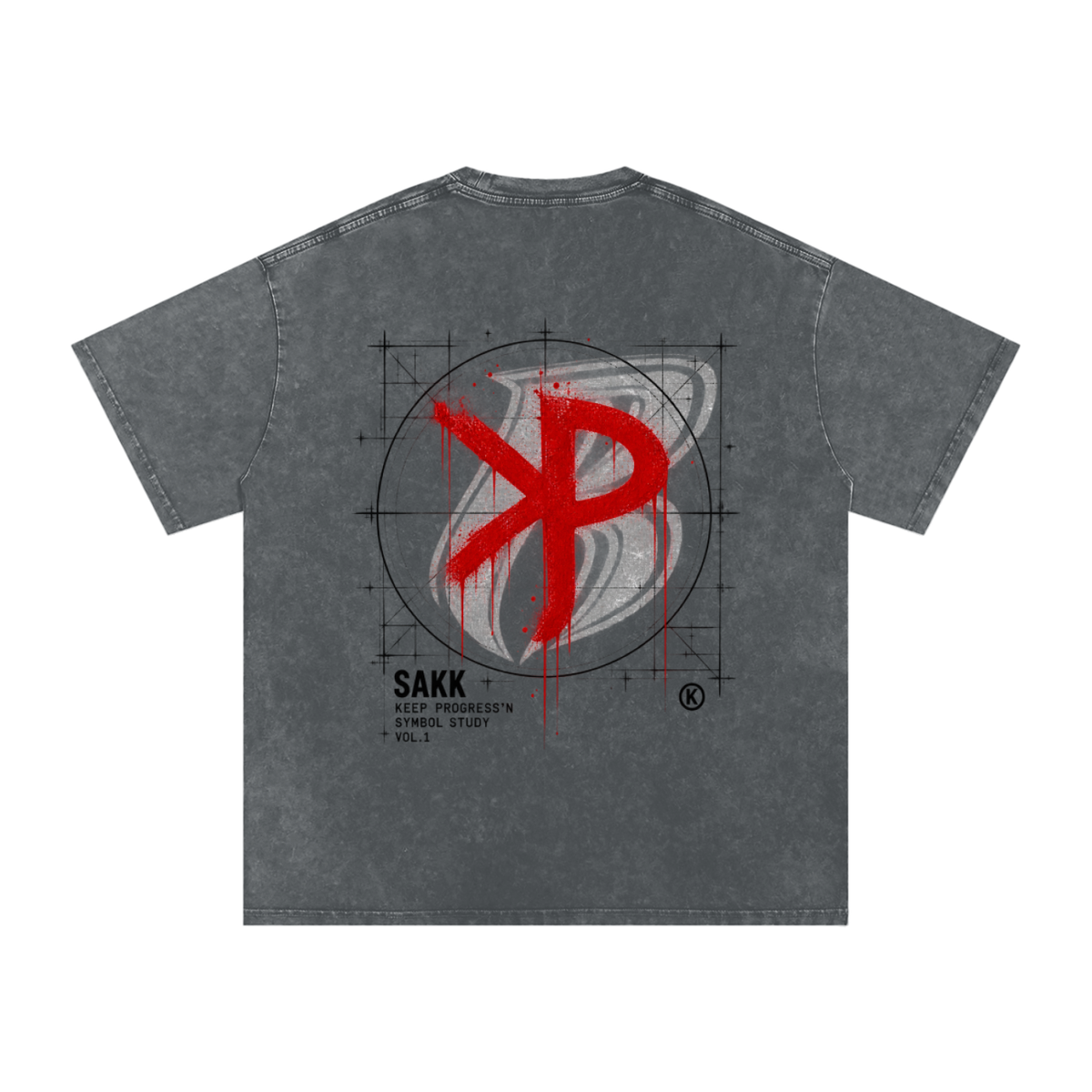 KP Snow Washed Oversized Cotton T-Shirt