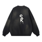 Spot On Black Streetwear Unisex Washed Dyed Fleece Pullover sakkstyles.com