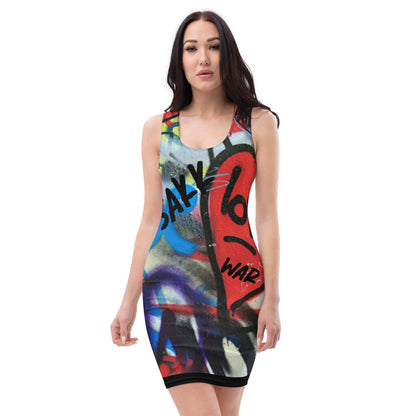 Graffiti Love Dress sakkstyles.com