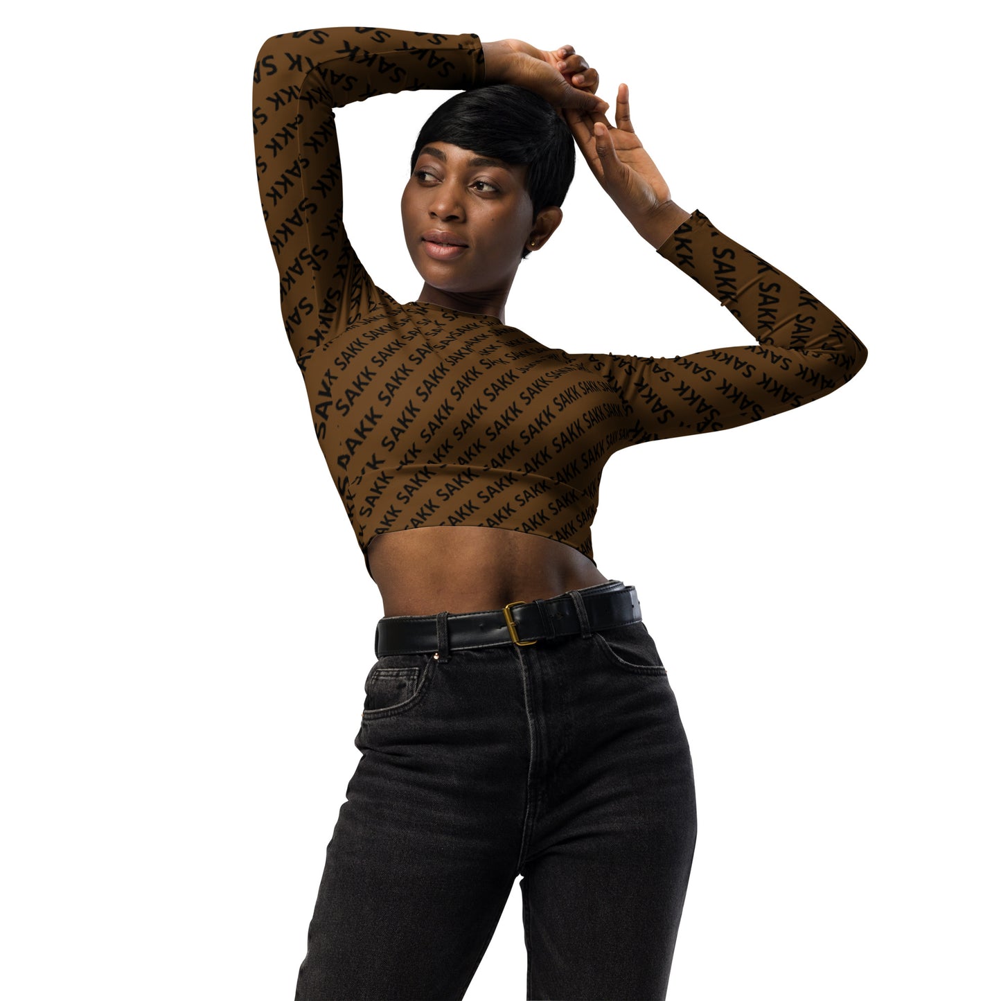 CoCo long-sleeve crop top sakkstyles.com
