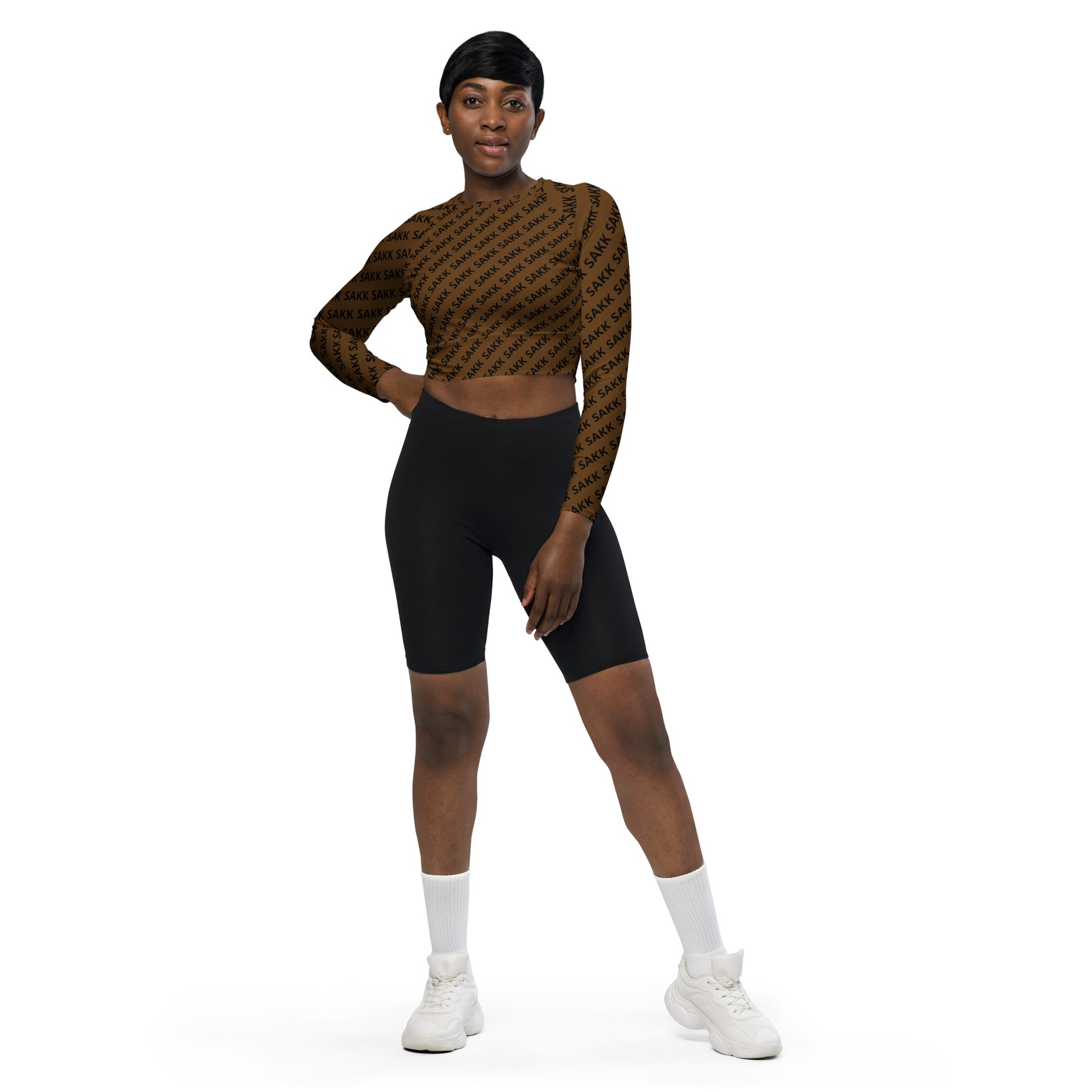 CoCo long-sleeve crop top sakkstyles.com