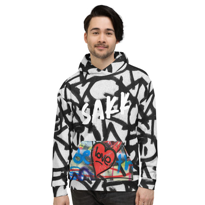 Graffiti love Hoodie sakkstyles.com