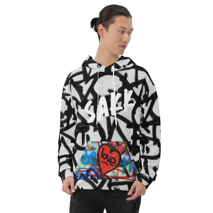 Graffiti love Hoodie sakkstyles.com