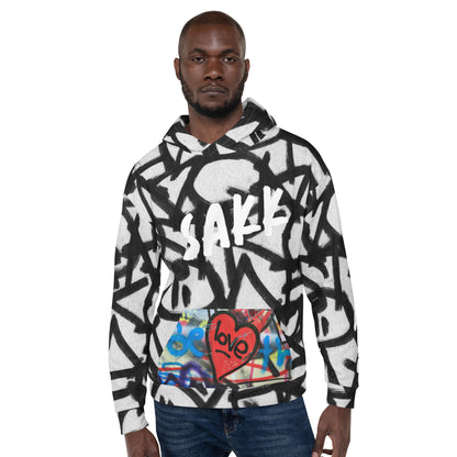 Graffiti love Hoodie sakkstyles.com