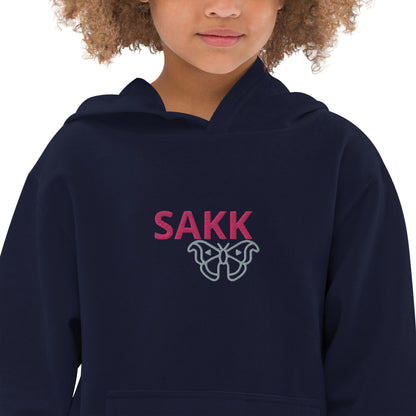 Beautiful Butterfly Girls fleece hoodie sakkstyles.com